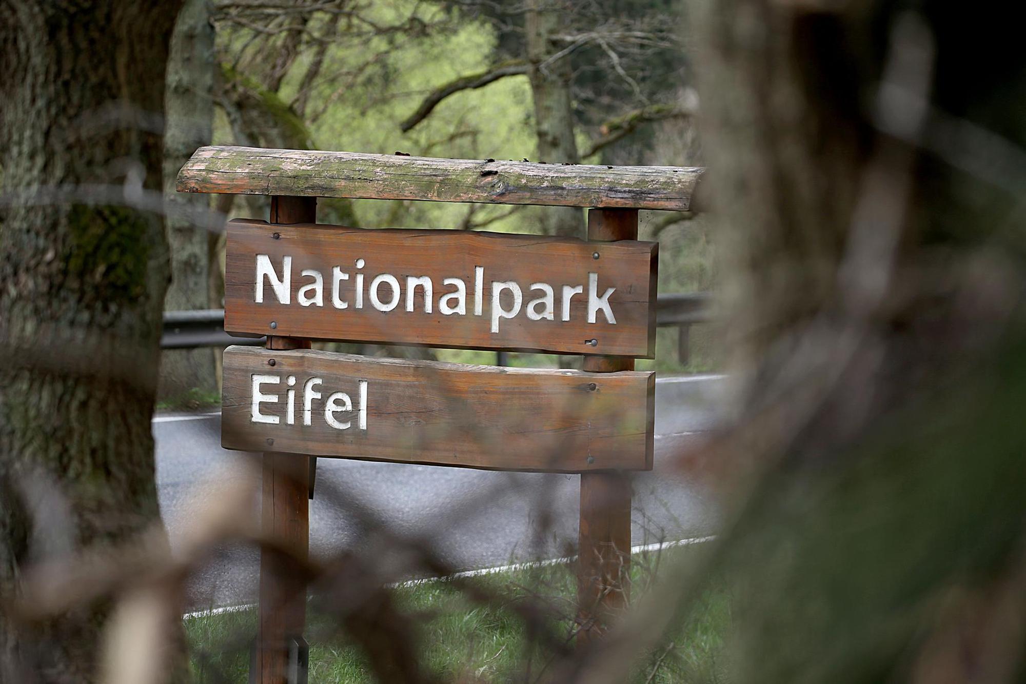 Nationalpark Eifel Schild
