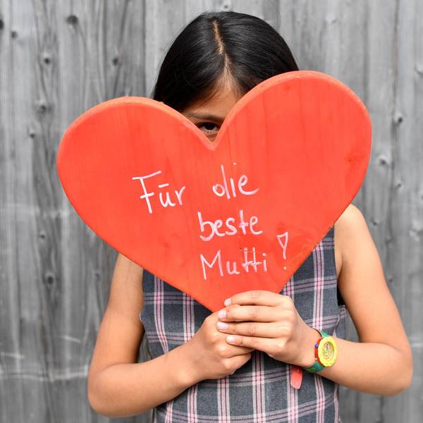 muttertag schild kind für die beste mama der welt
