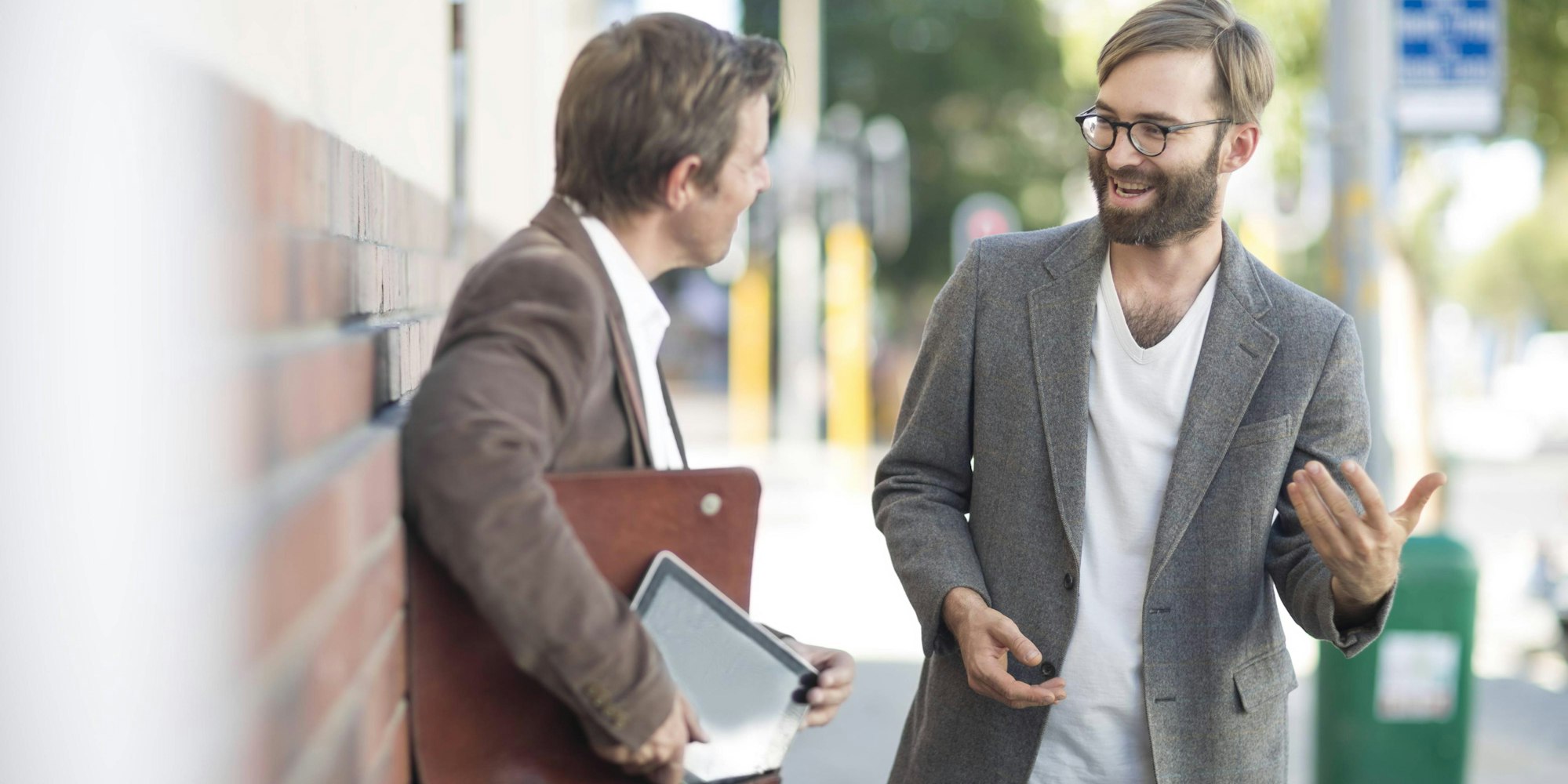 Kollegen im Gespräch