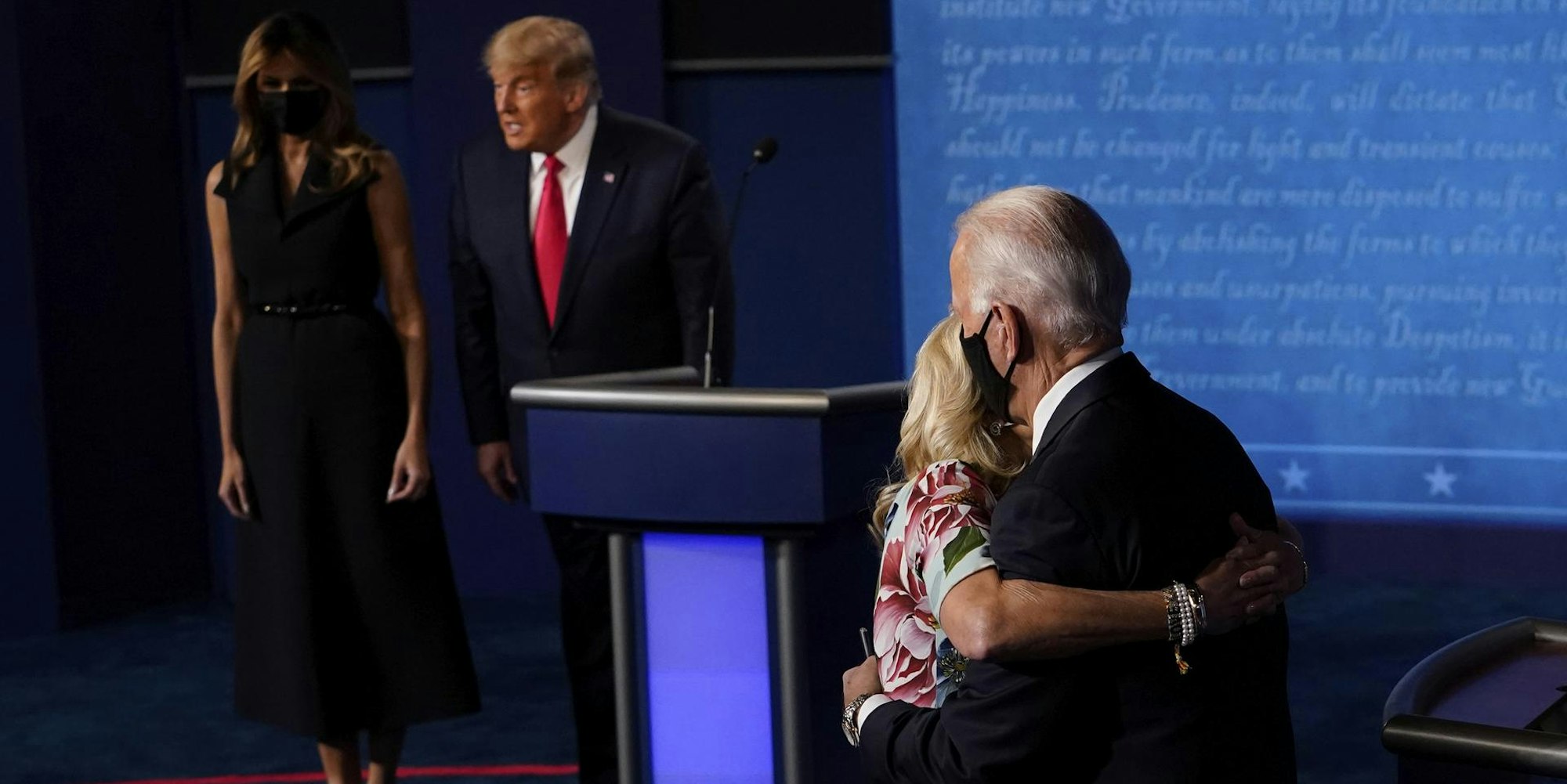 Melania Trump und Jill Biden (1)