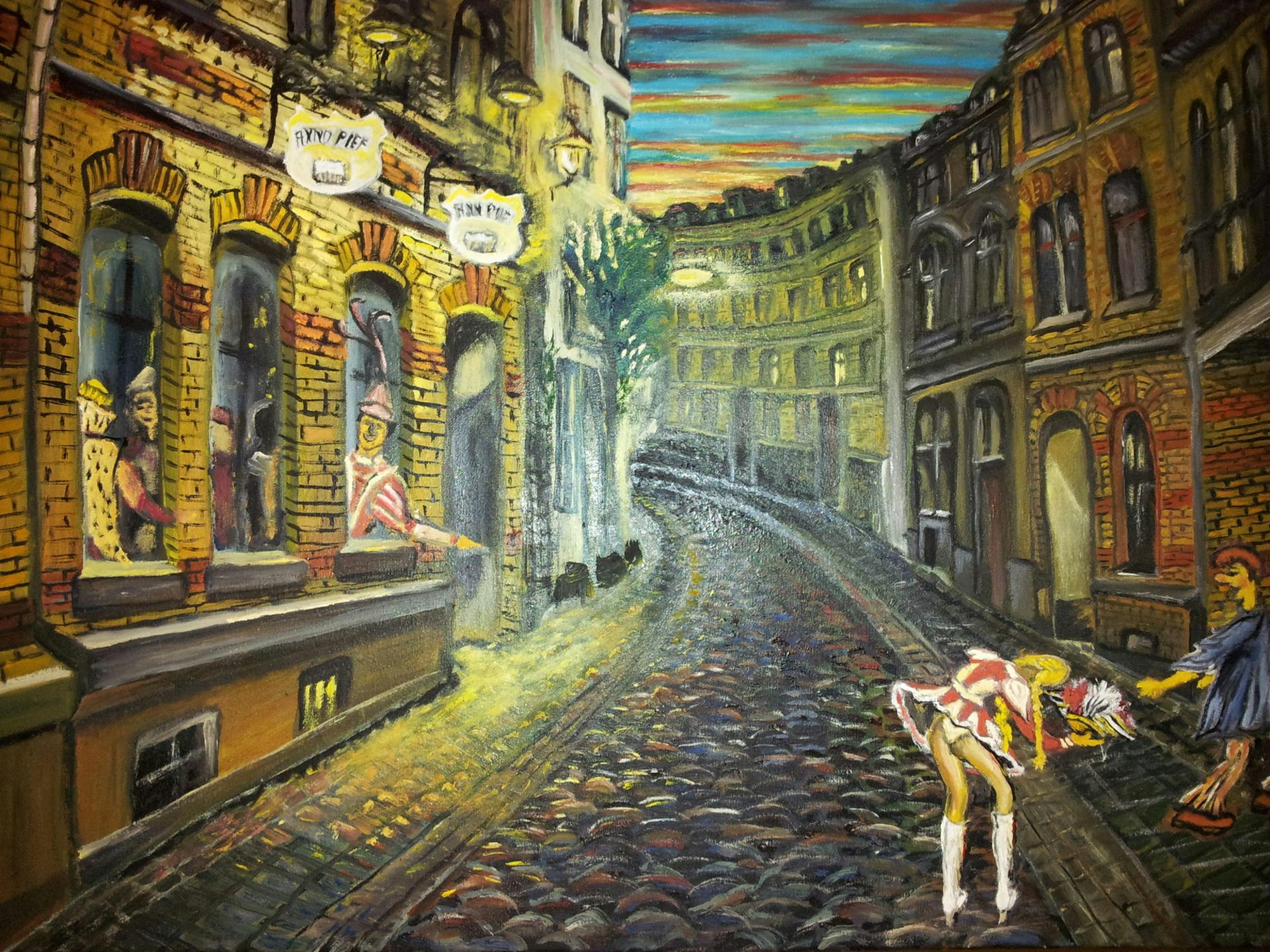 anno pief bild old school zeichnung