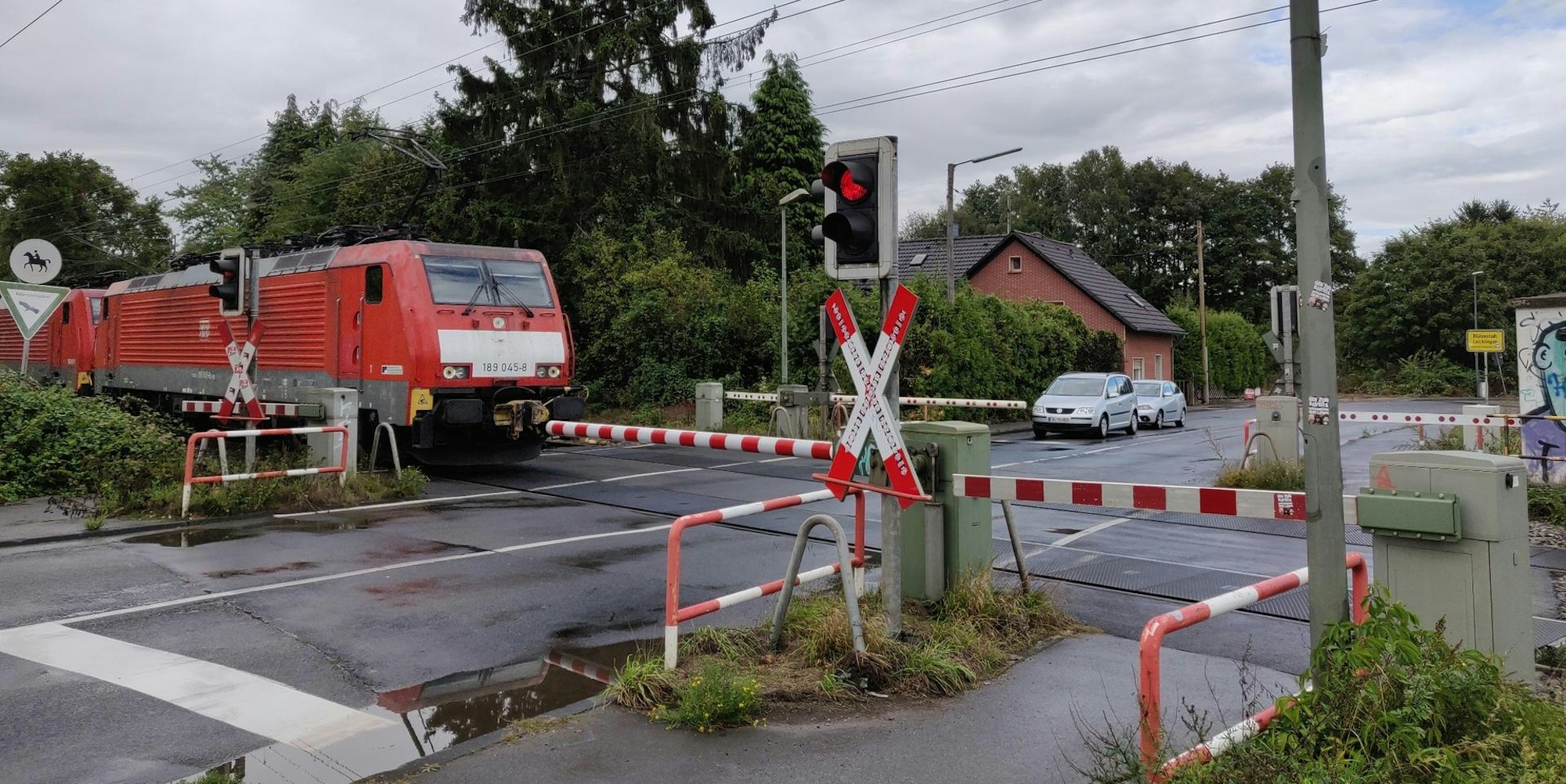 Bahnschranke Sandstraße-Rothenberg Leverkusen Leichlingen (4)