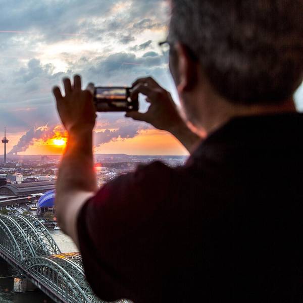 Besucher TriangleTurm