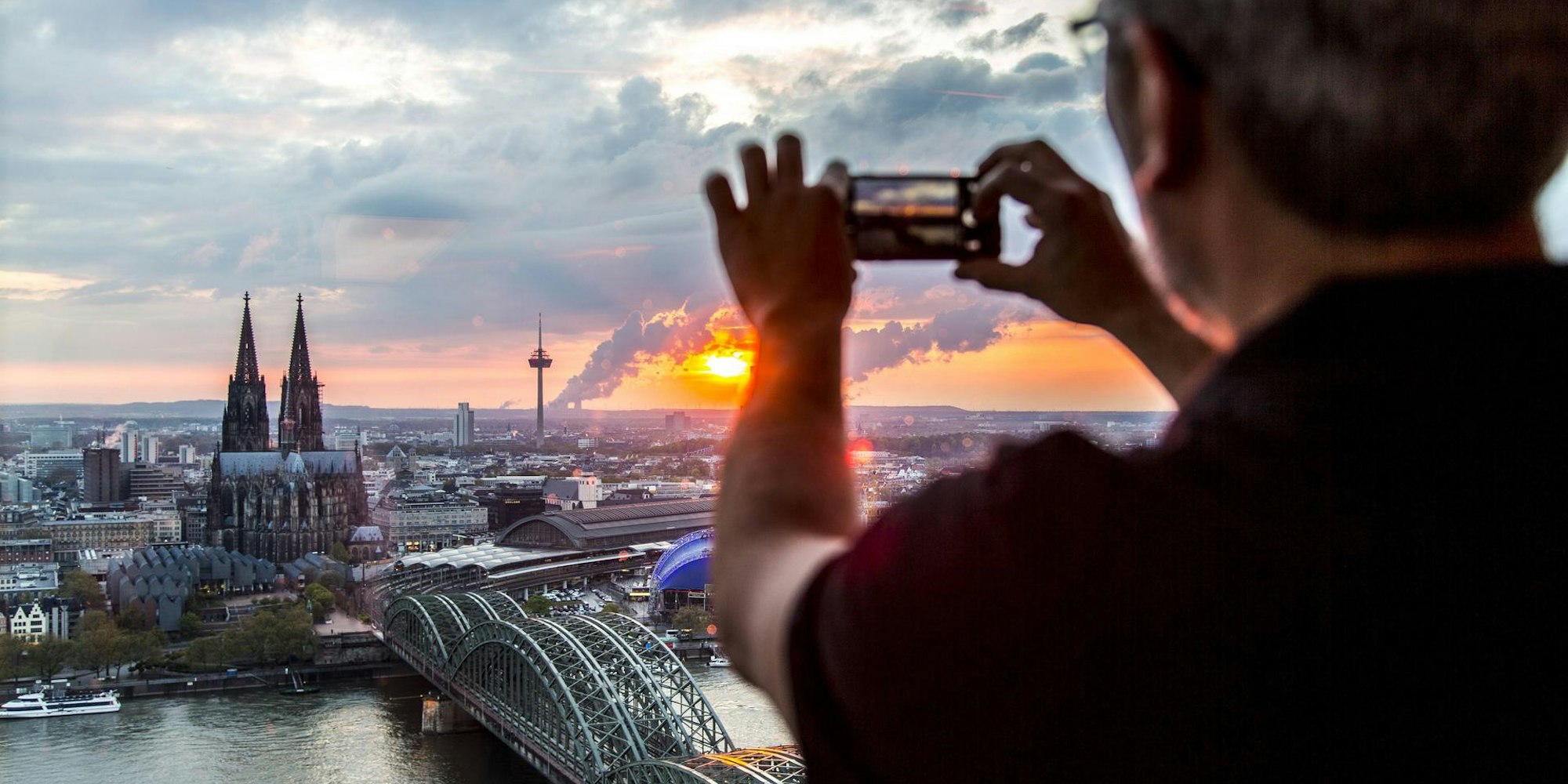 Besucher TriangleTurm