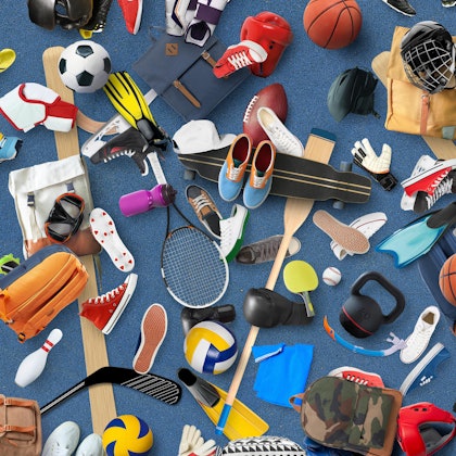 Sportsachen Symbolbild Hobby