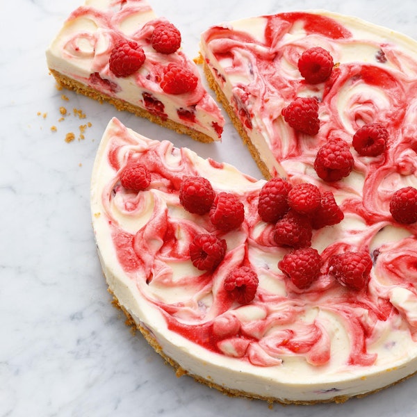 Geswirlter Cheesecake ohne Backen