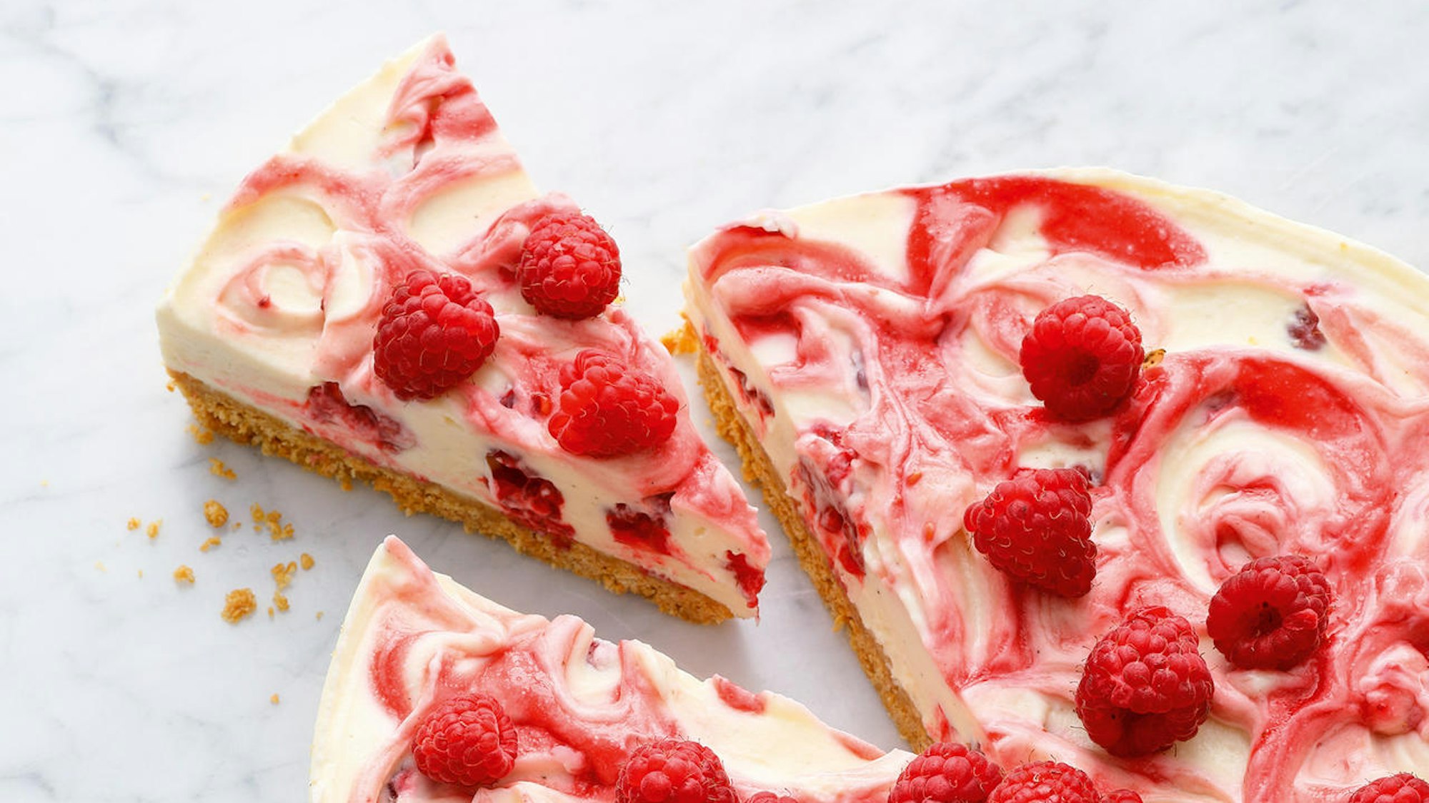 Geswirlter Cheesecake ohne Backen