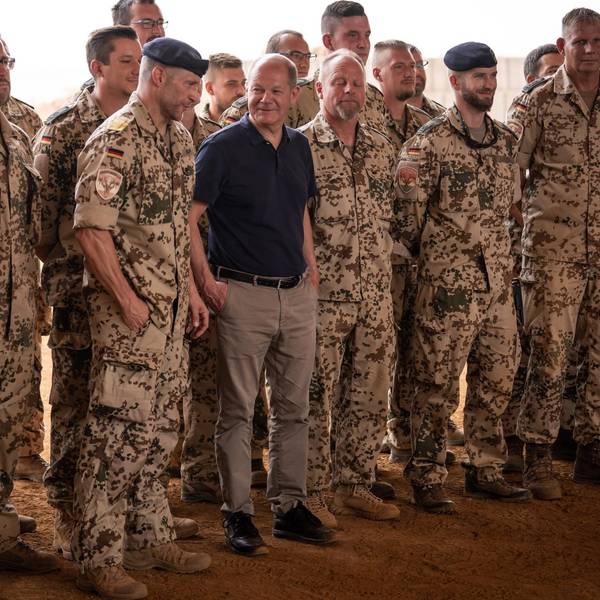 Scholz Bundeswehr am 32.5.