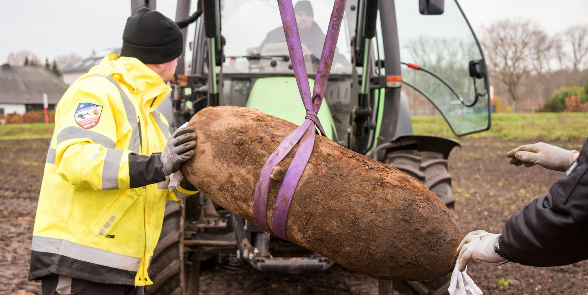 Entschärfte Bombe dpa