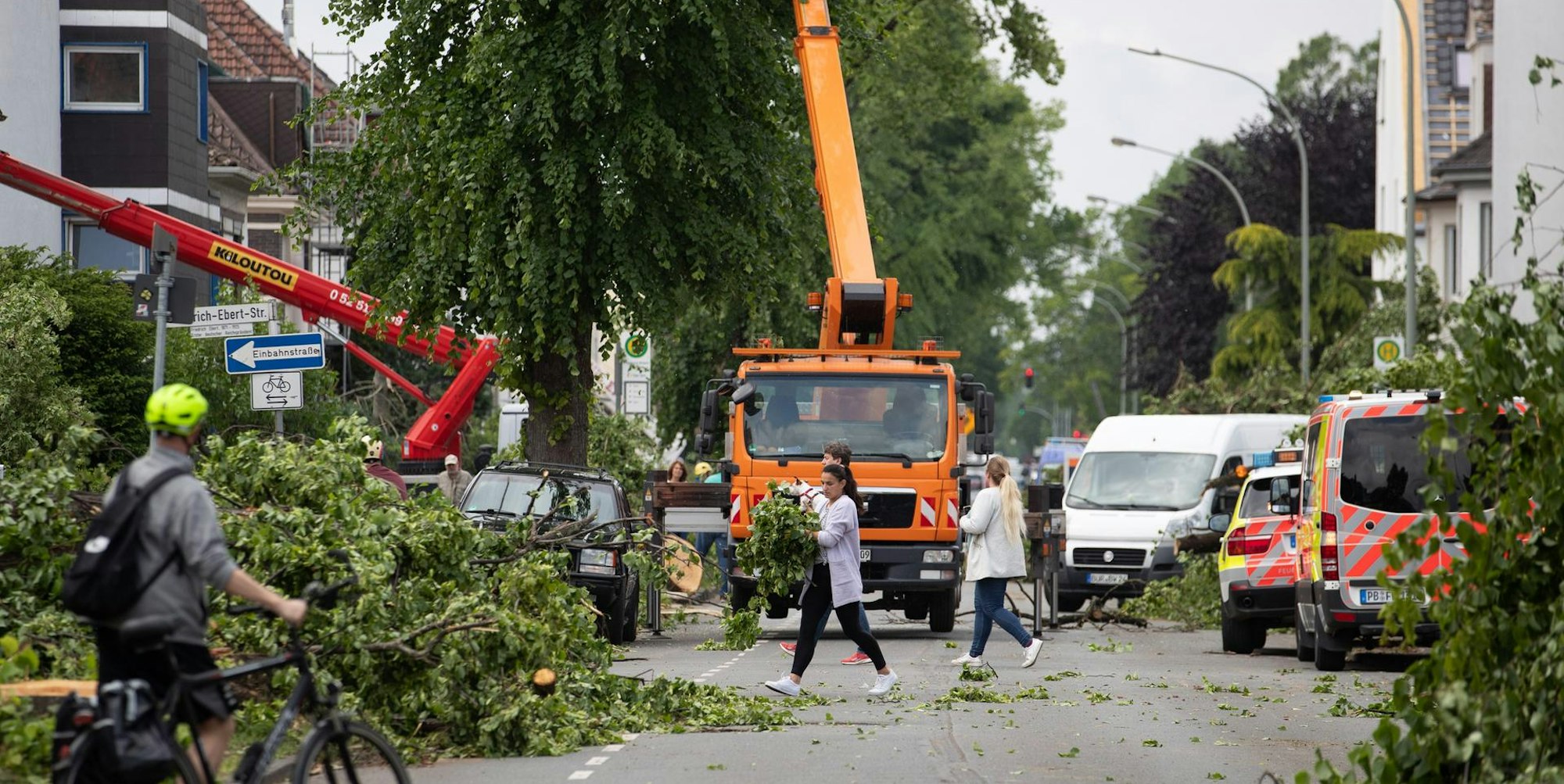 Aufräumen in Paderborn