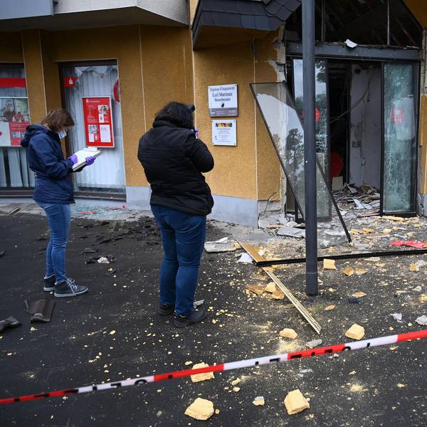 Geldautomat nach Sprengung II