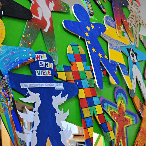 Kunstaktion für Kinderrechte