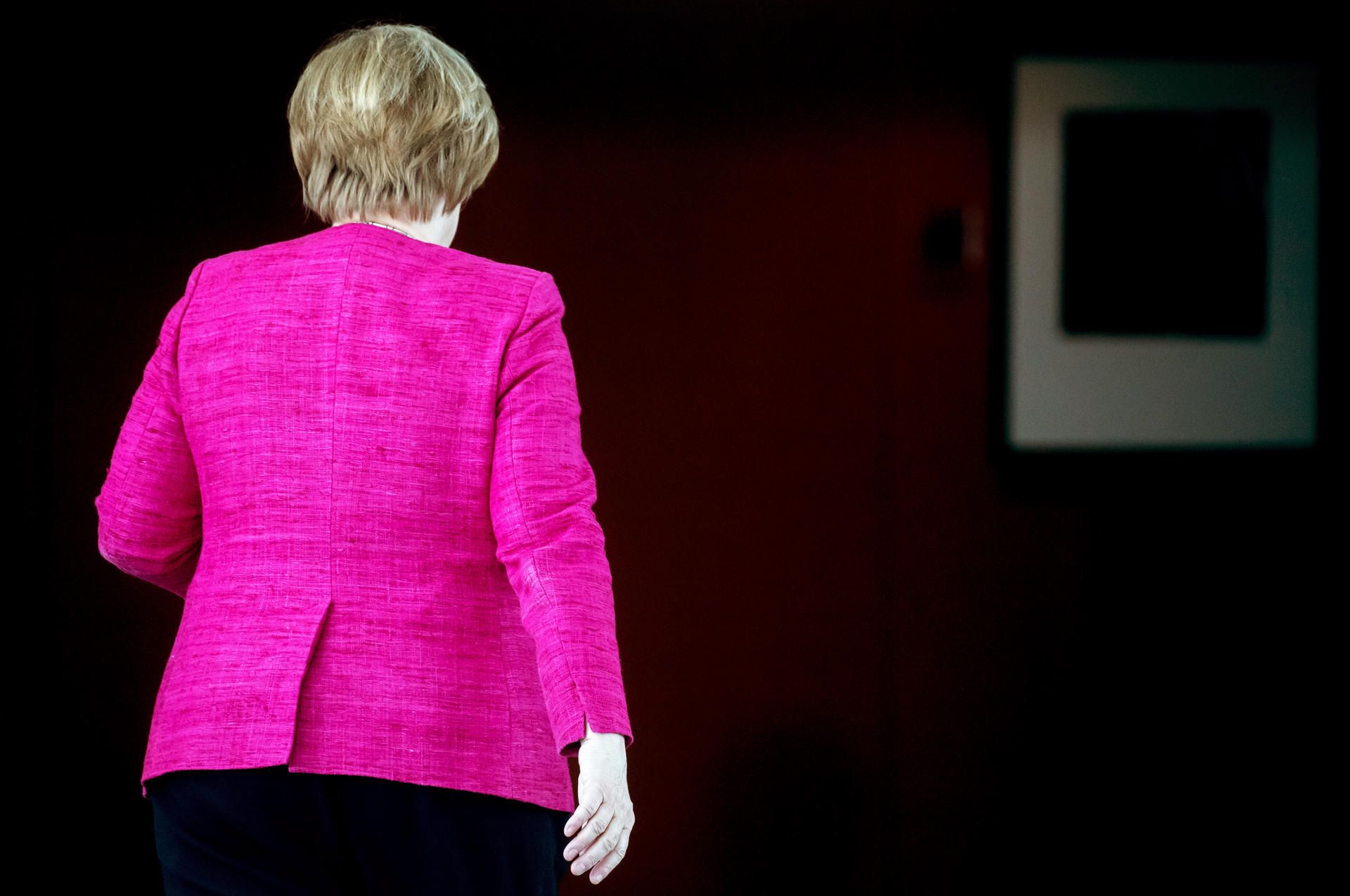 Angela Merkel Rücken