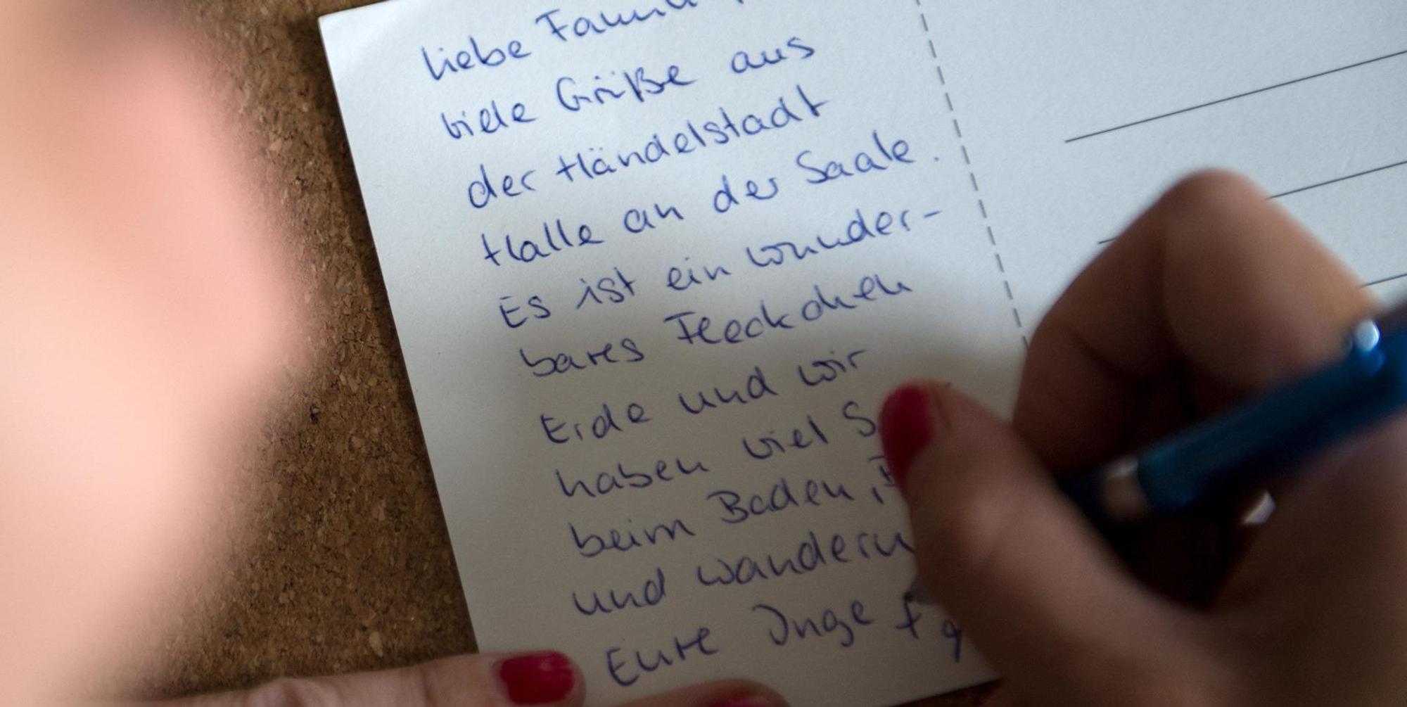 Postkarte dpa
