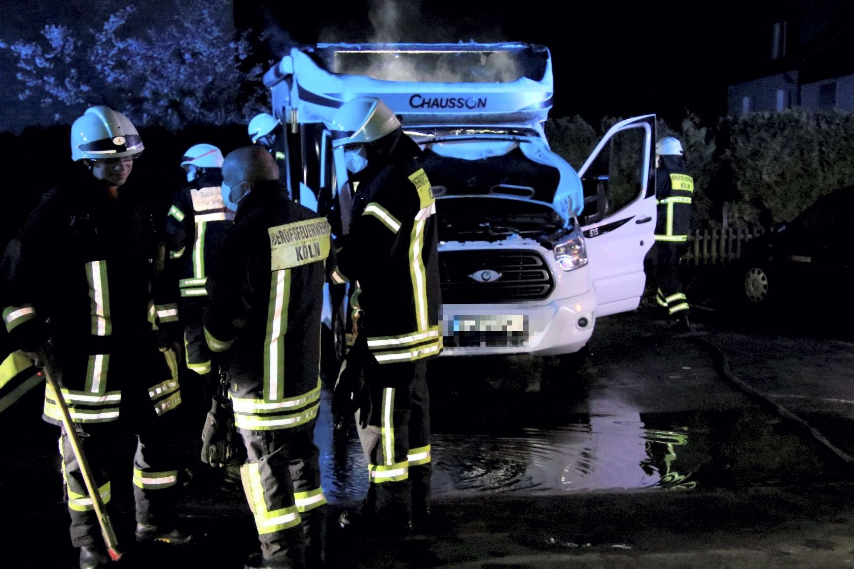 Brand Wohnmobil Ossendorf