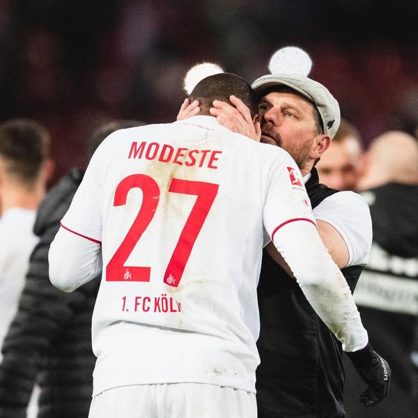 Baumgart flüstert Modeste ins Oh