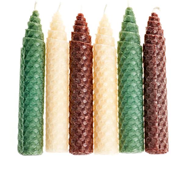 Bunter Bienenwachs Kerze Thinkstock Elena Elisseeva