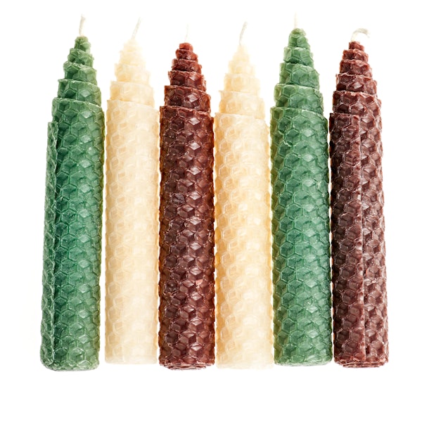 Bunter Bienenwachs Kerze Thinkstock Elena Elisseeva