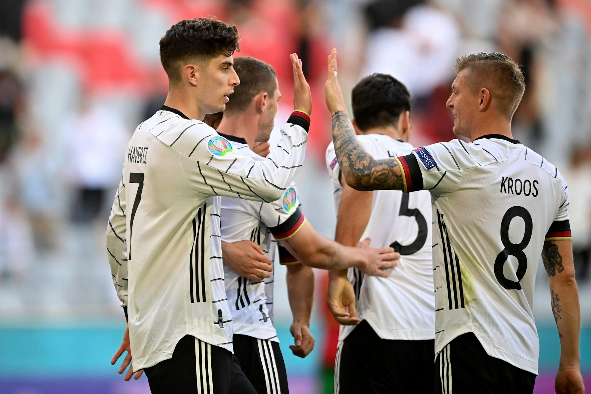 Jubel bei den Deutschen