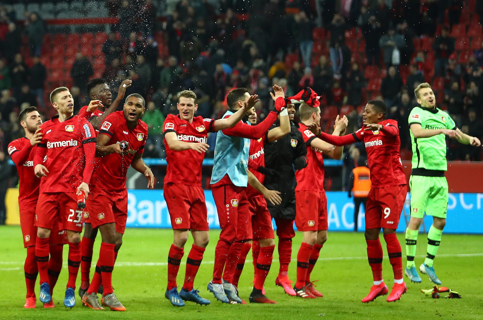 Leverkusen Jubel BVB