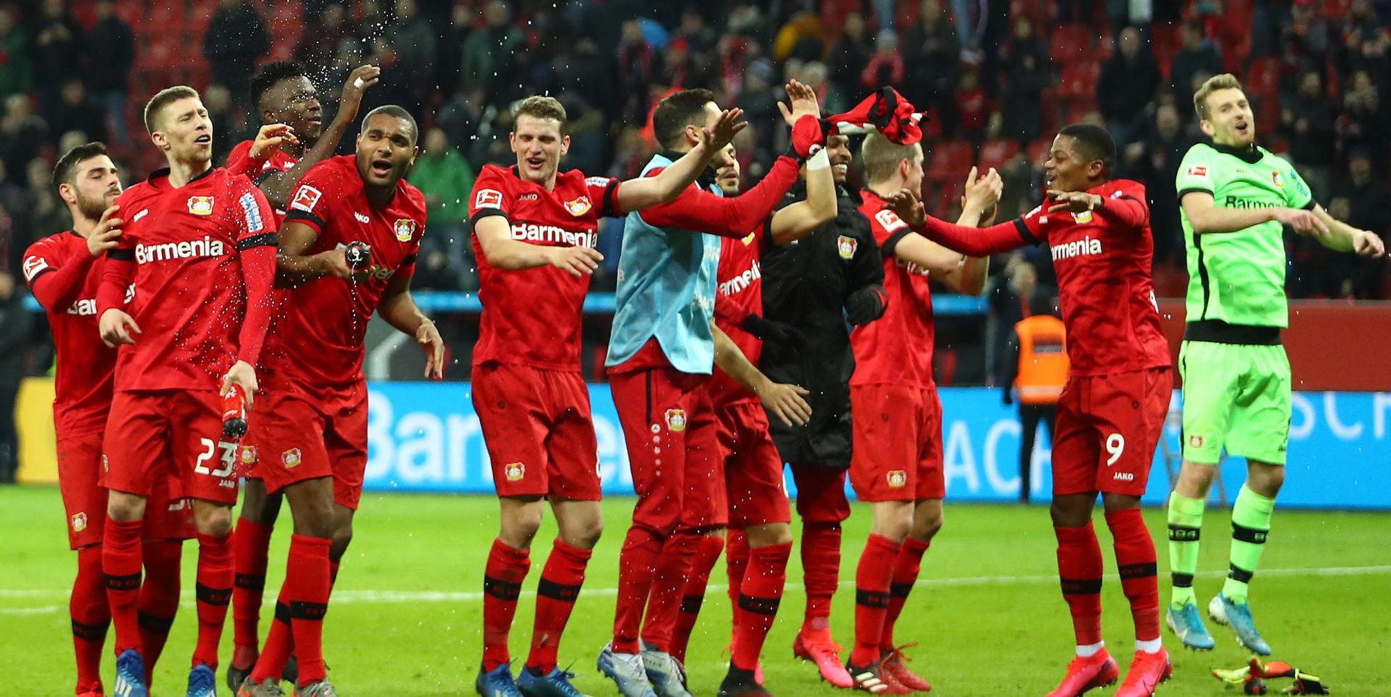 Leverkusen Jubel BVB