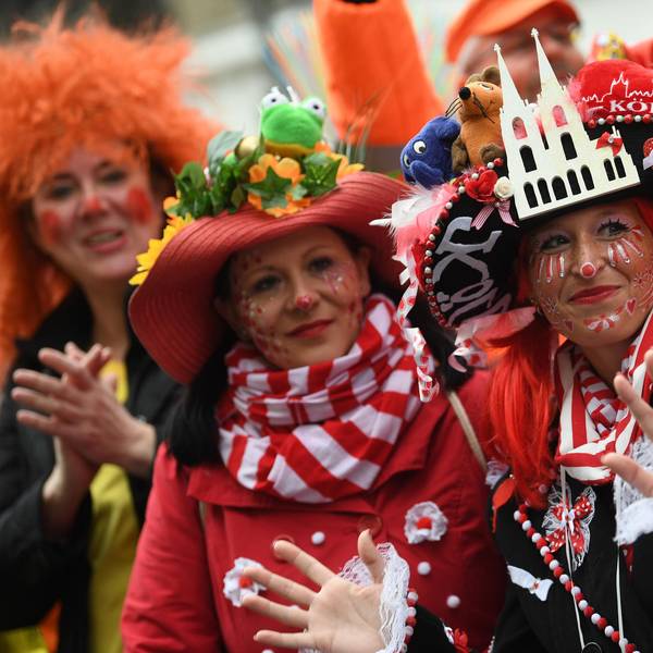 Karneval fröhlich Symbol