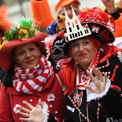 Karneval fröhlich Symbol