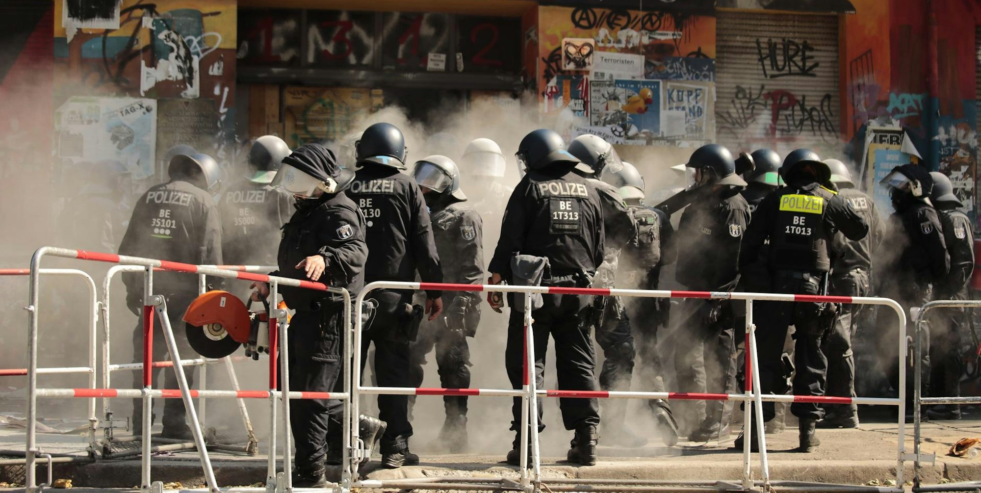 Polizei Rigaer Straße Berlin