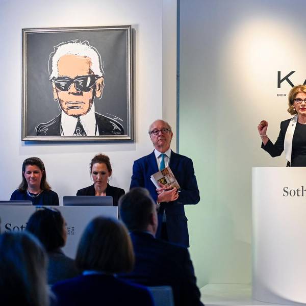 Lagerfeld Auktionator