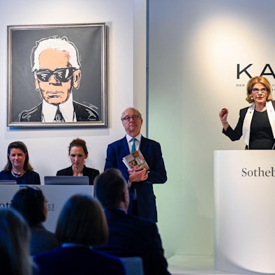 Lagerfeld Auktionator