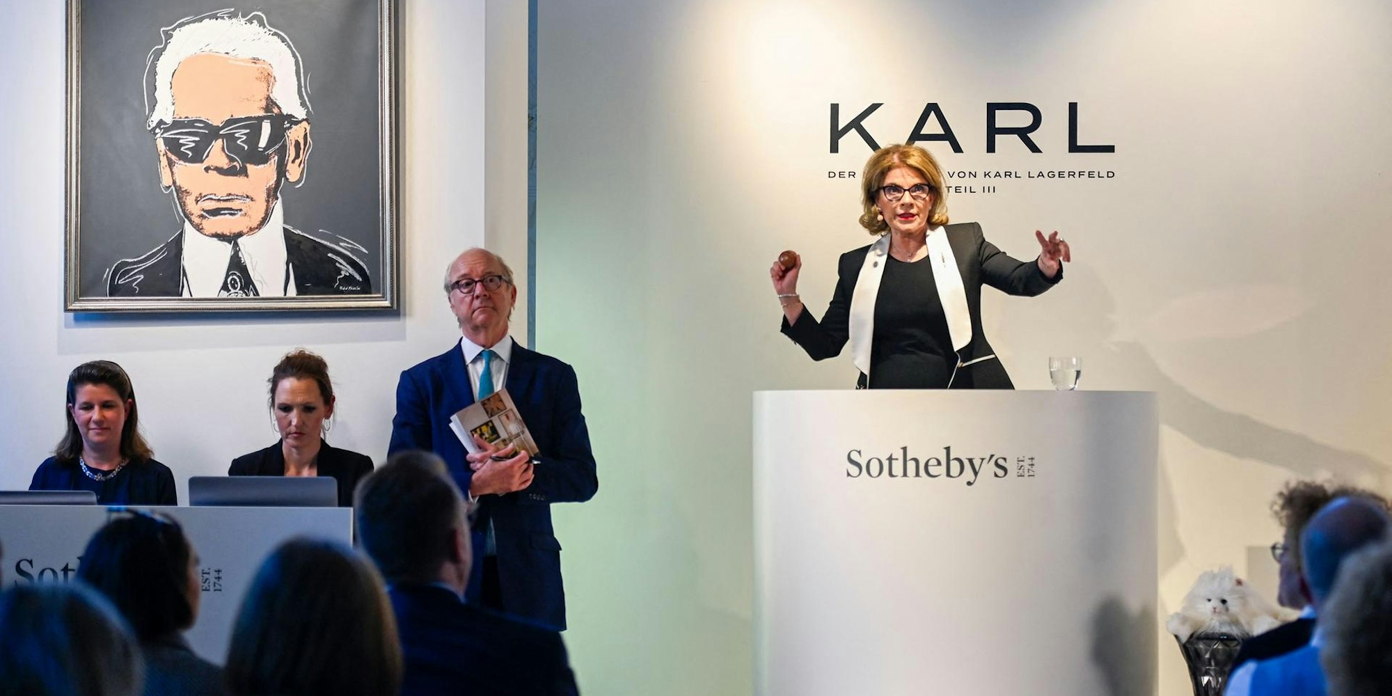 Lagerfeld Auktionator