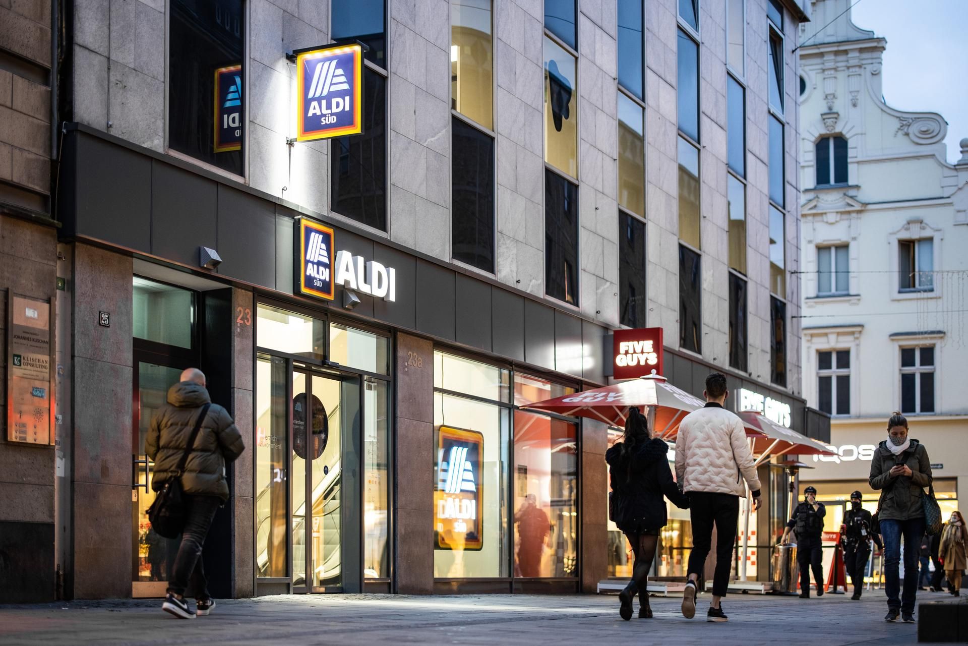 Aldi in der Innenstadt