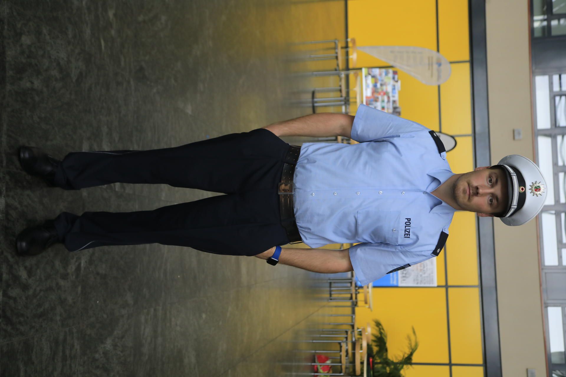 Polizist Philipp Hüwel