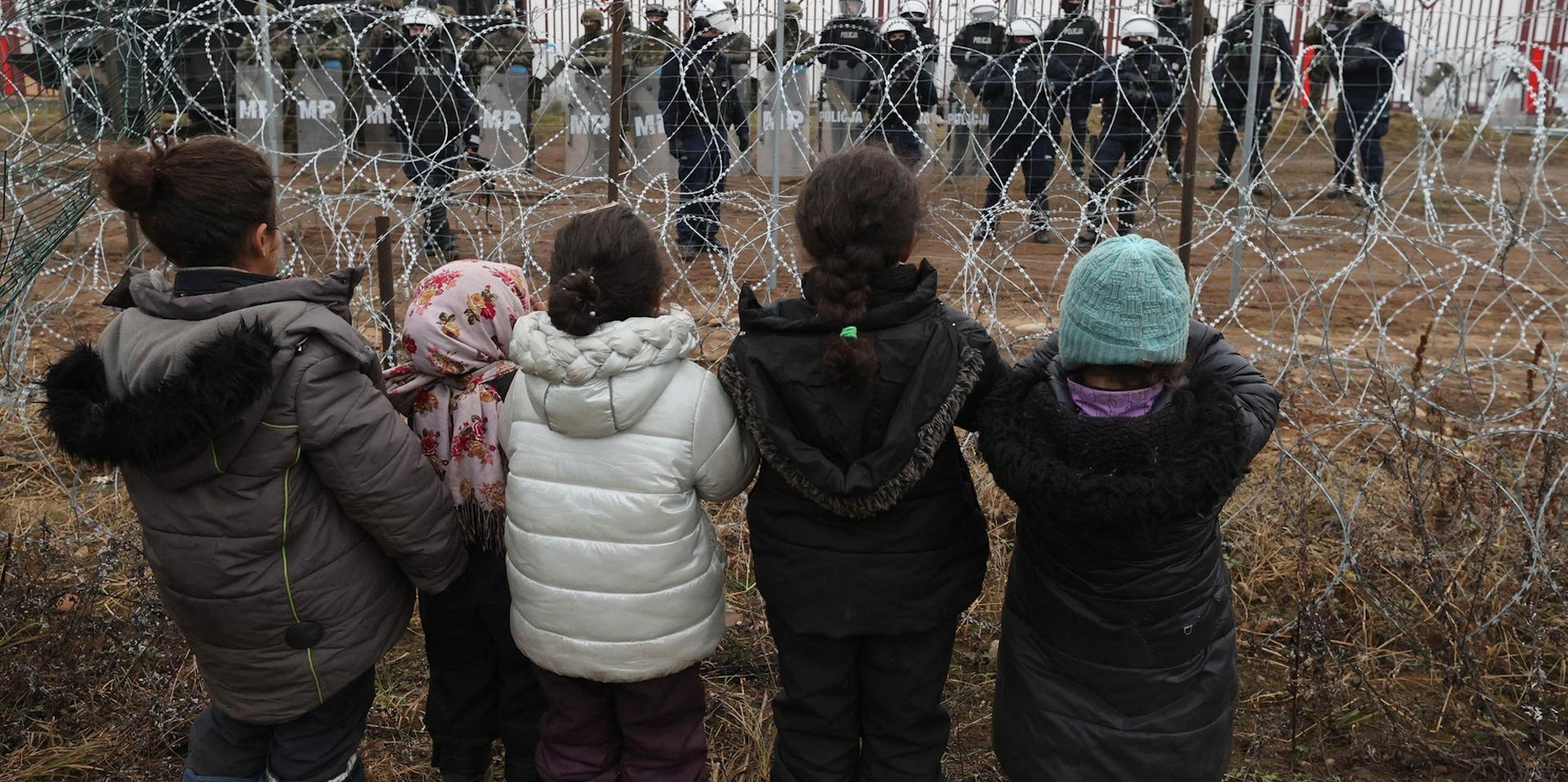 Migranten polnische Grenze