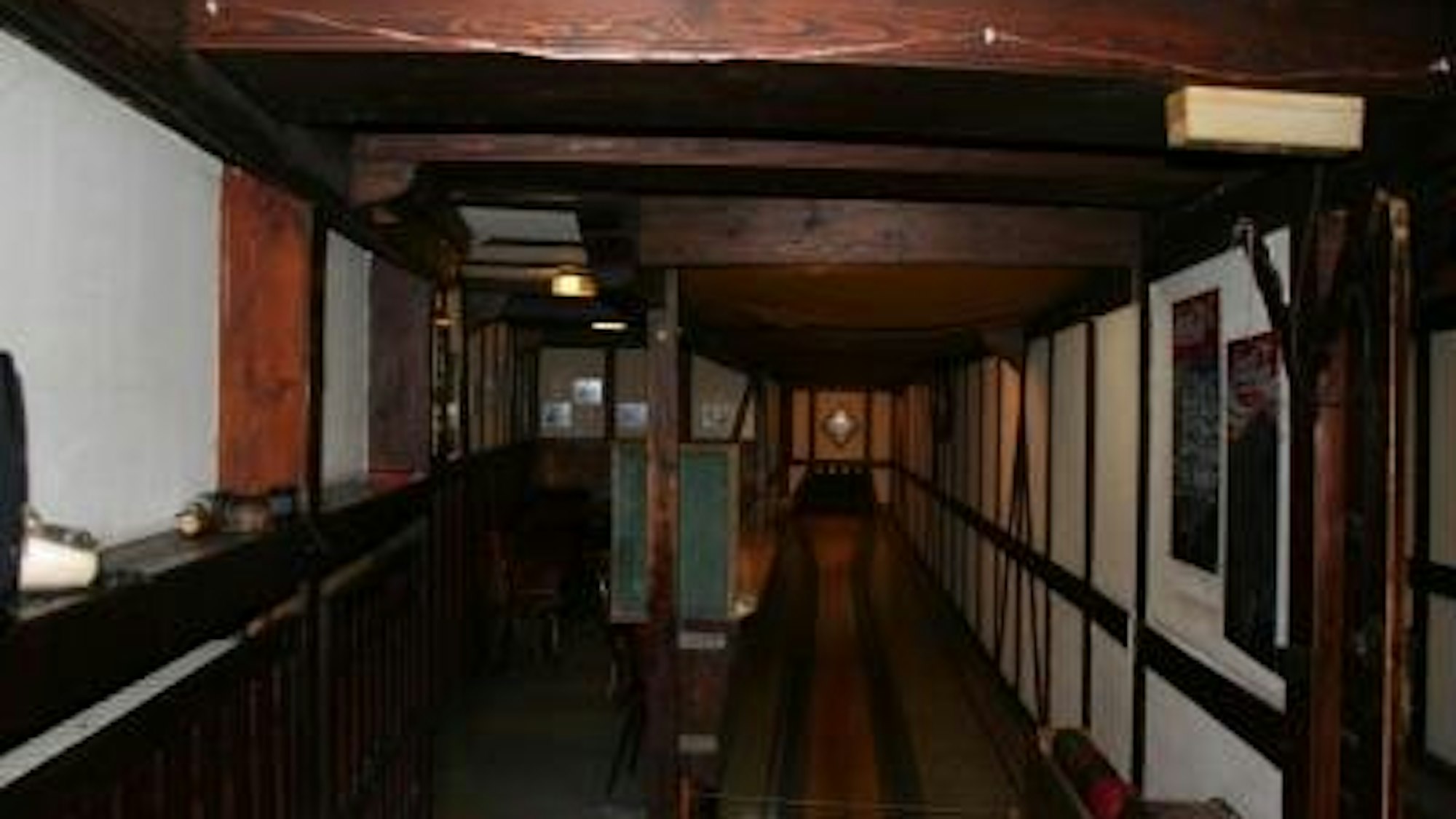 Kegelbahn in der Kneipe Zum goldenen Kegel