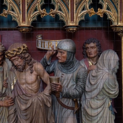 Eines von mehreren Gittern im Kölner Dom