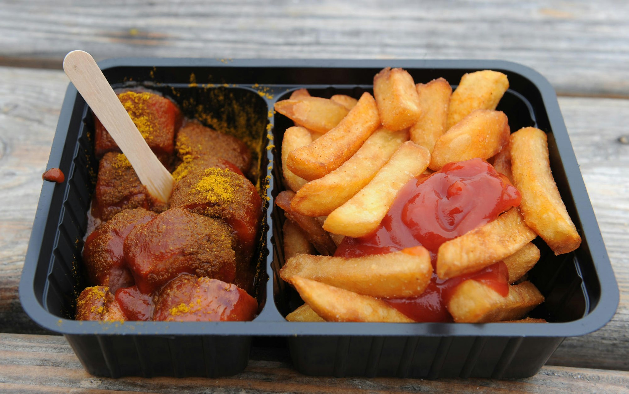 currywurst mit pommes symbol