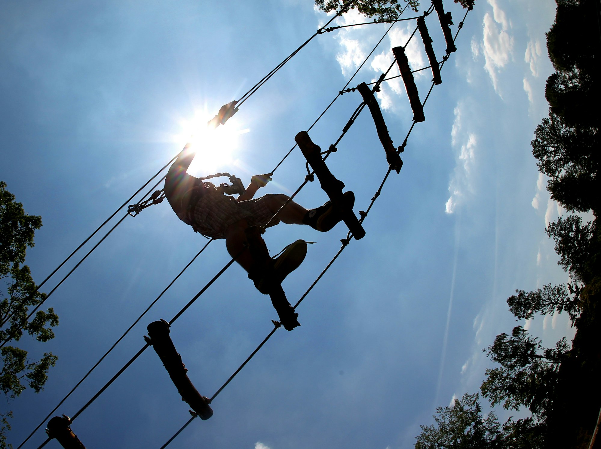 Hochseilgarten Symbolbild