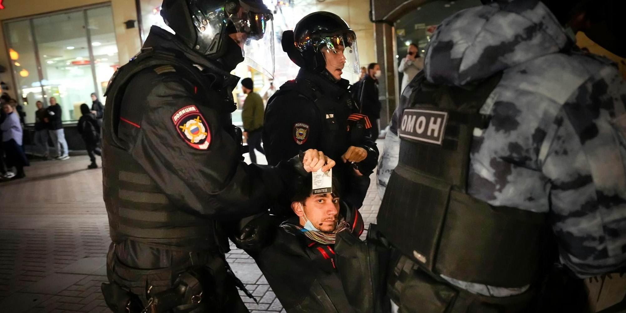 Moskau Protest Mobilmachung 2109