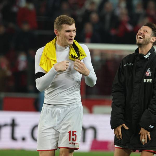 Kilian und Uth lachen
