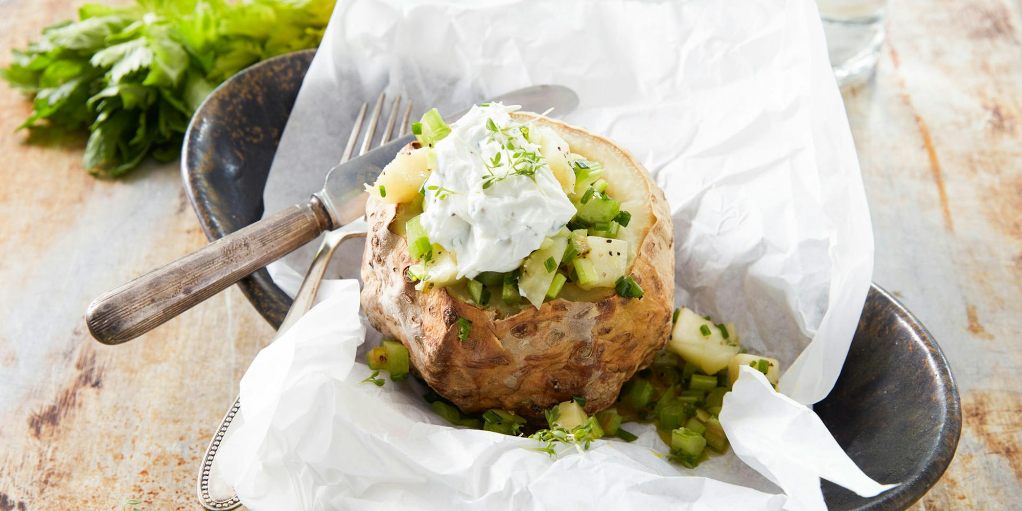 Knollensellerie mal anders dpa