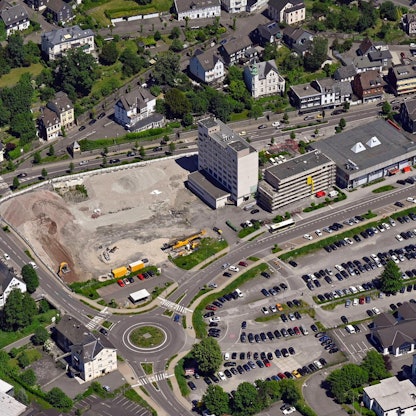 Bergneustadt Luftbild neue Mitte