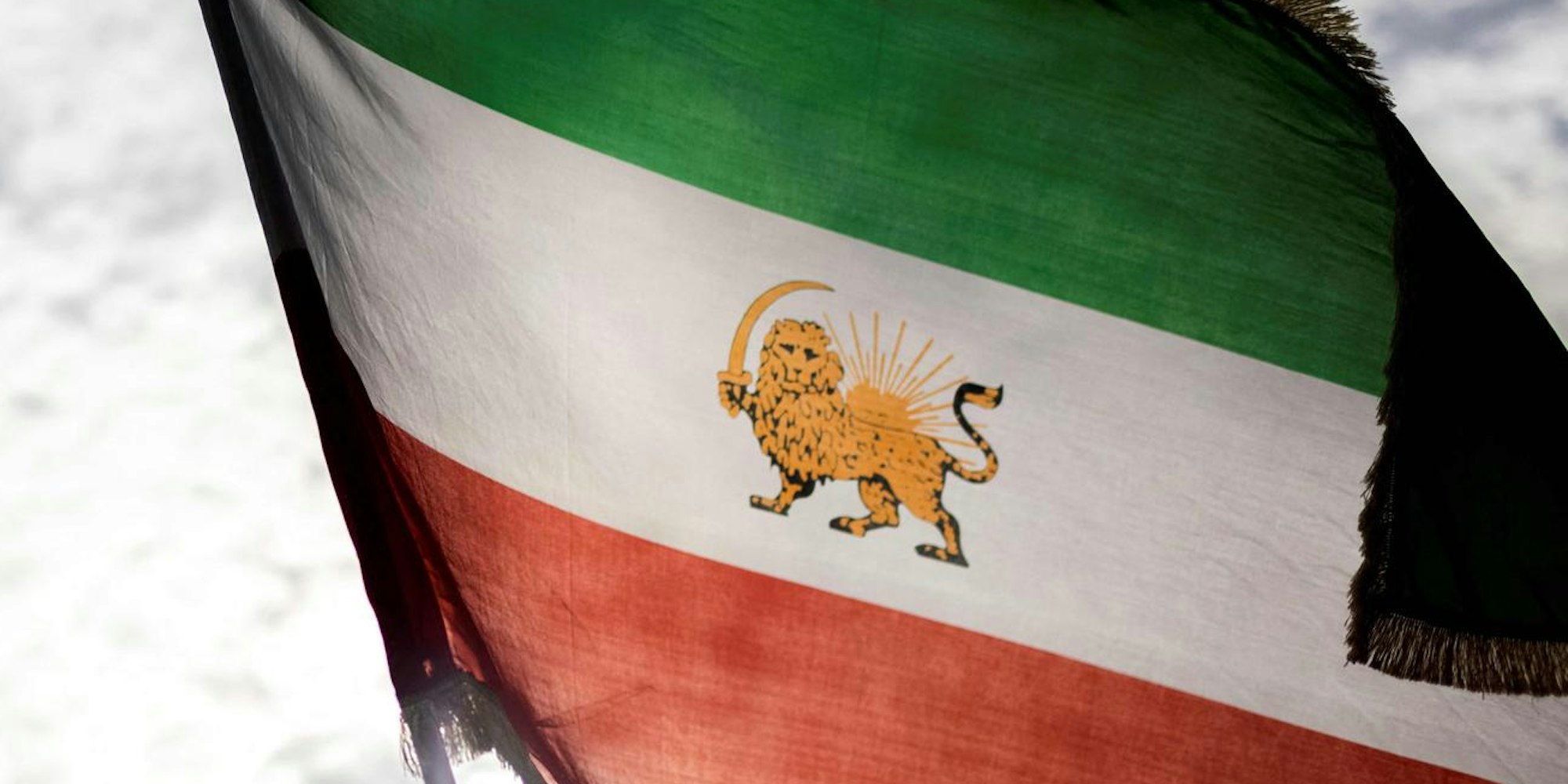 Iranische Flagge Symbol