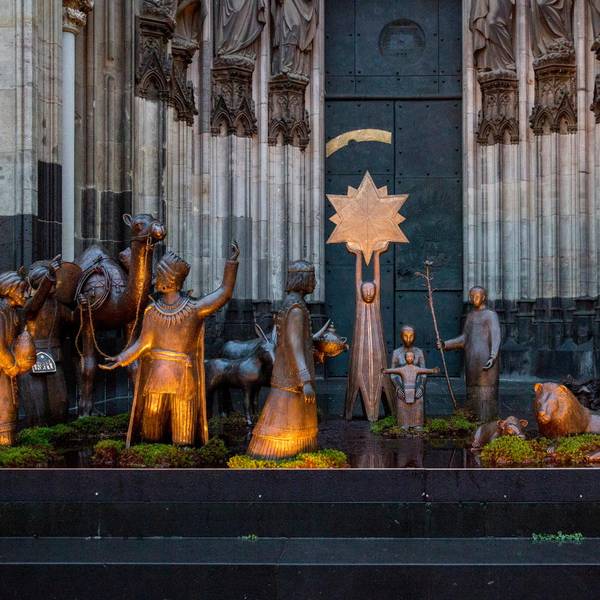 Krippe Südportal Dom