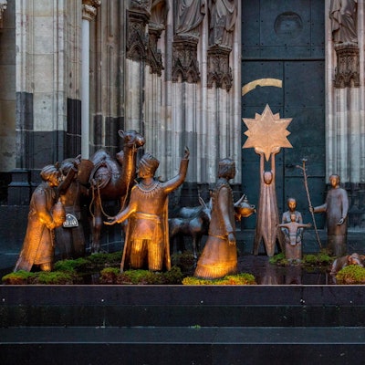 Krippe Südportal Dom