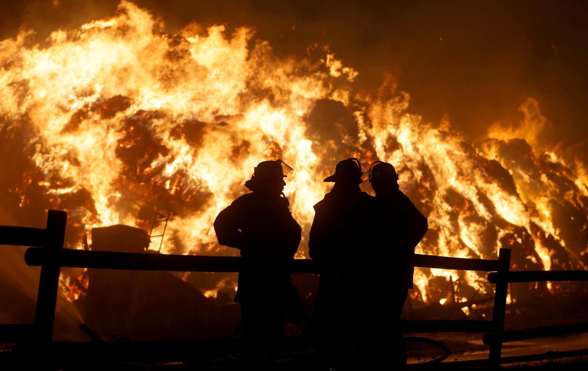 Feuerwehr Strohballen DüDorf
