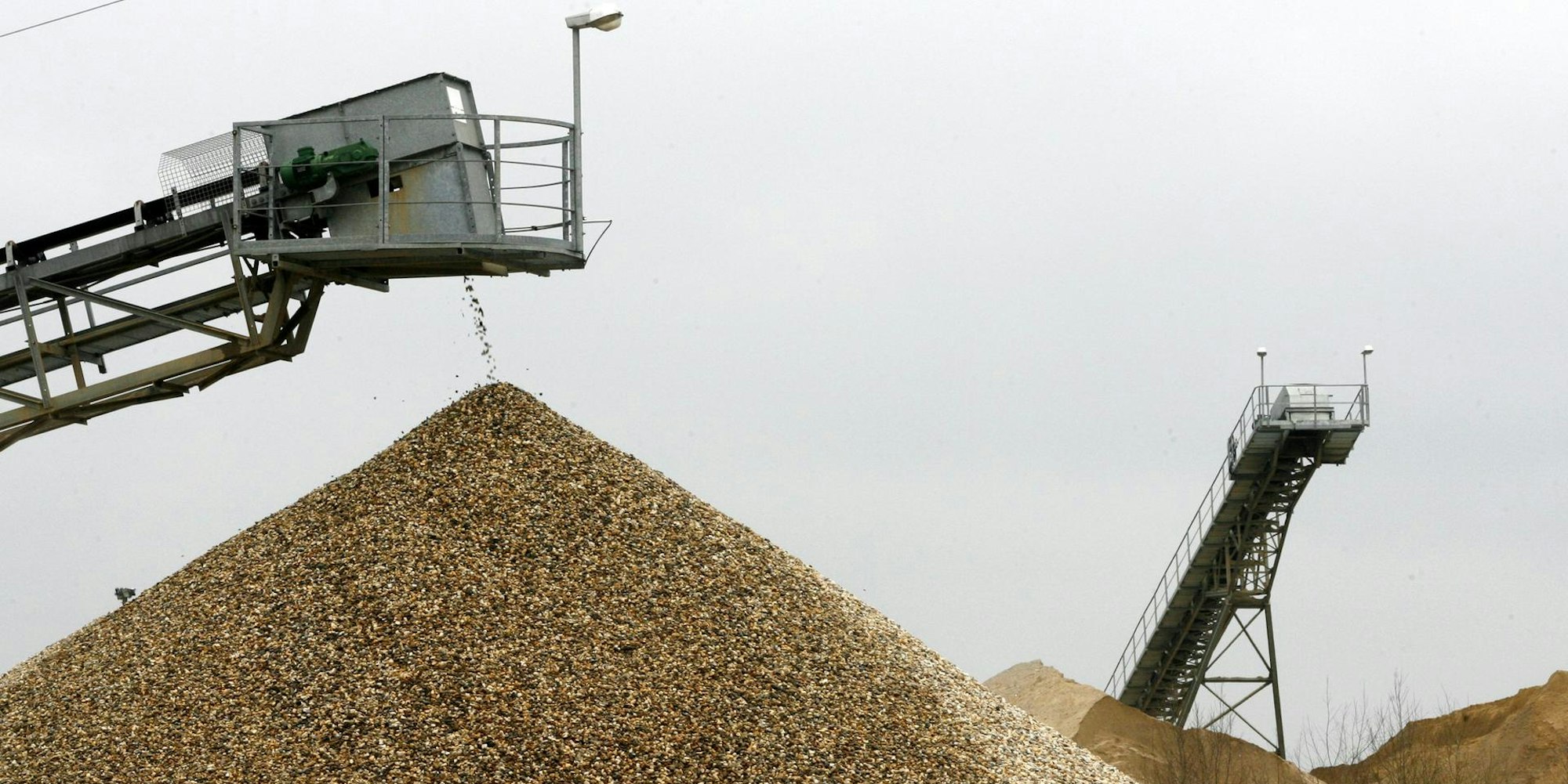 Kiesabbau Symbolbild