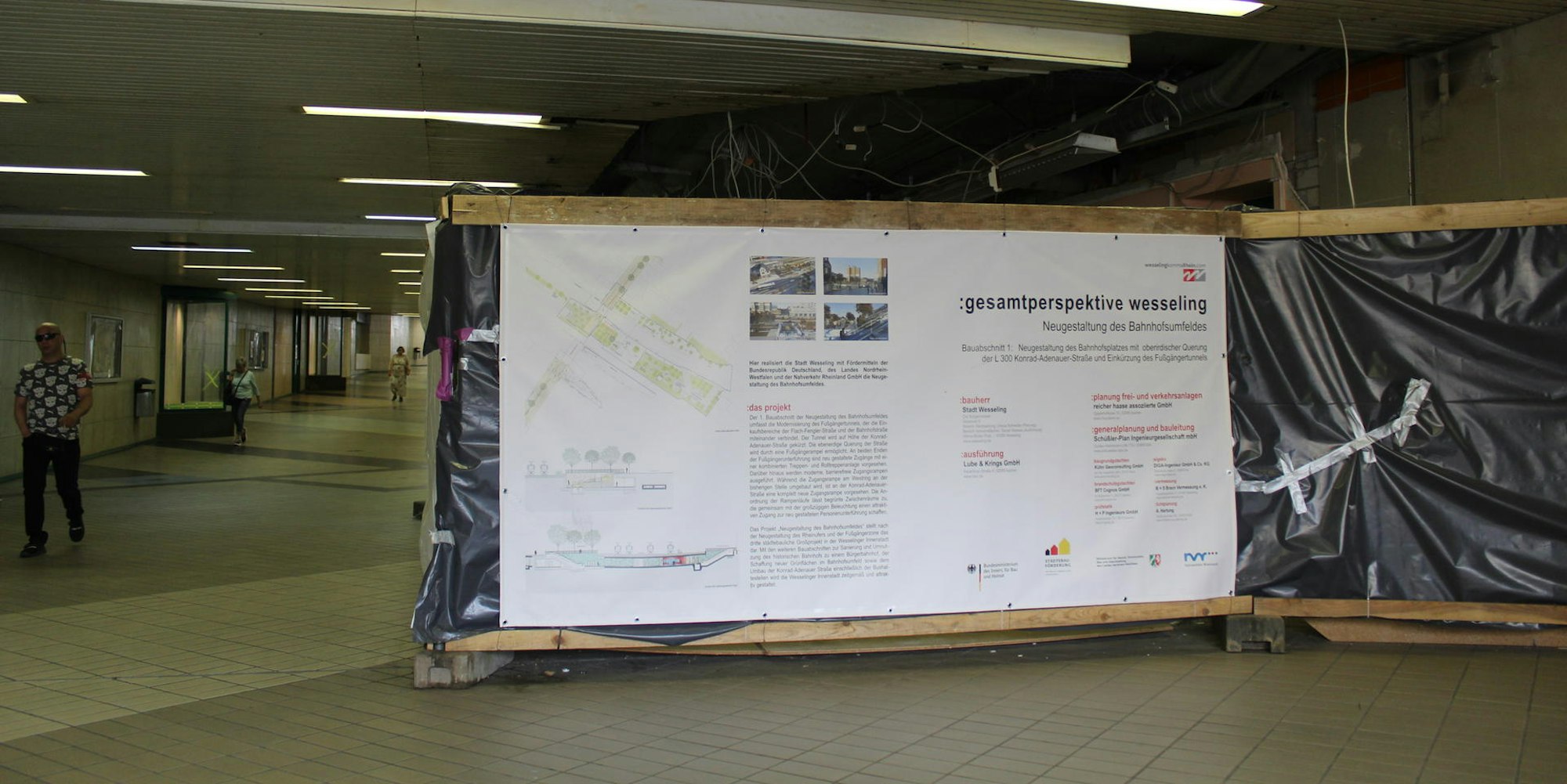 Wesseling Fußgängertunnel