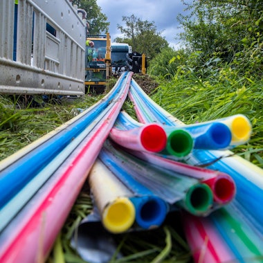 Glasfaserausbau Symbolbild