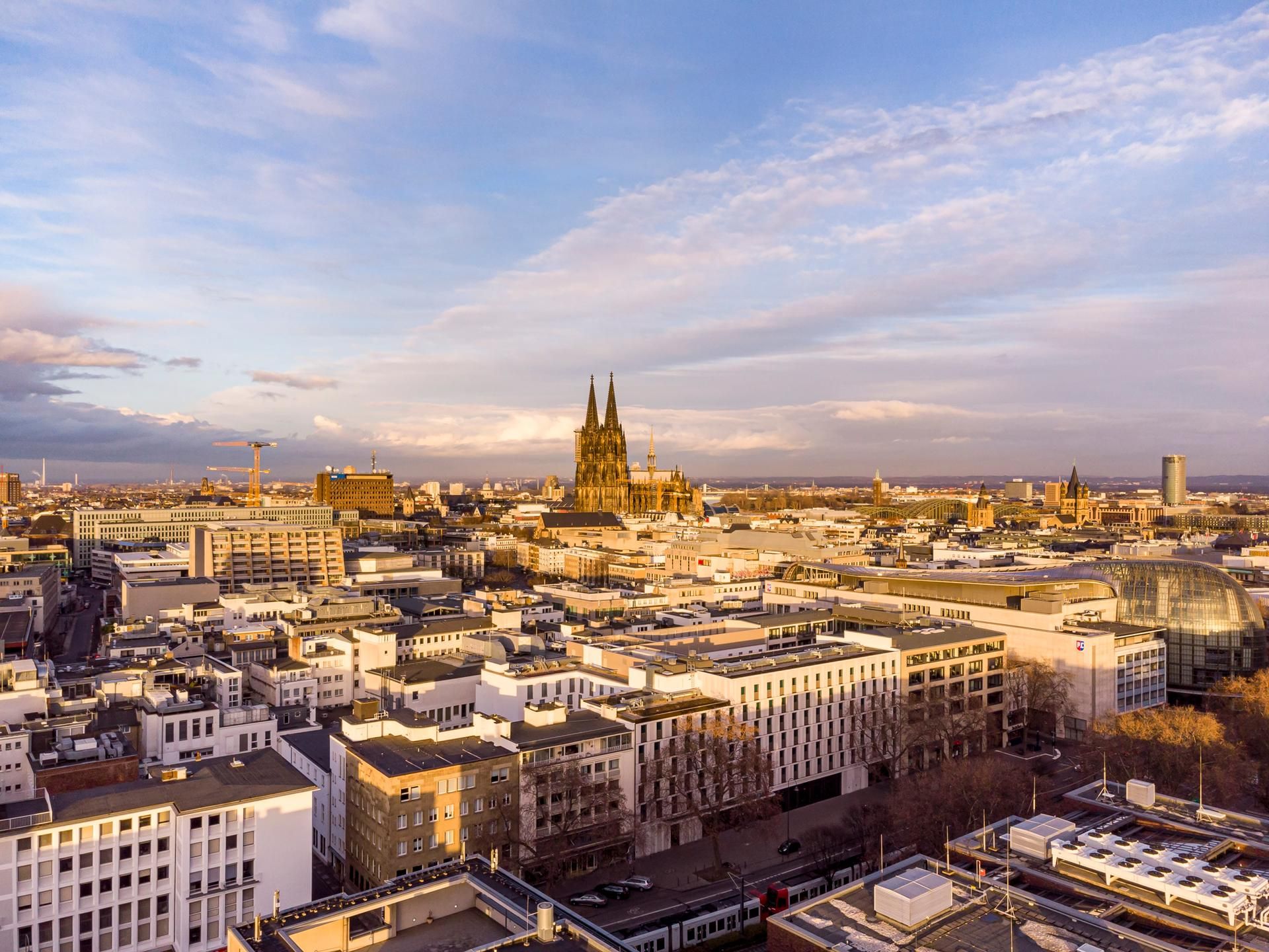 Köln Luftbild Roll